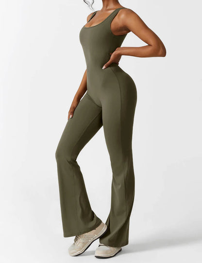 V-Back Jumpsuit