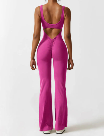 V-Back Jumpsuit