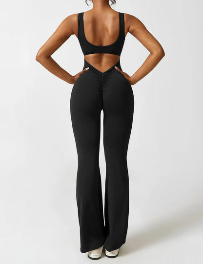 V-Back Jumpsuit