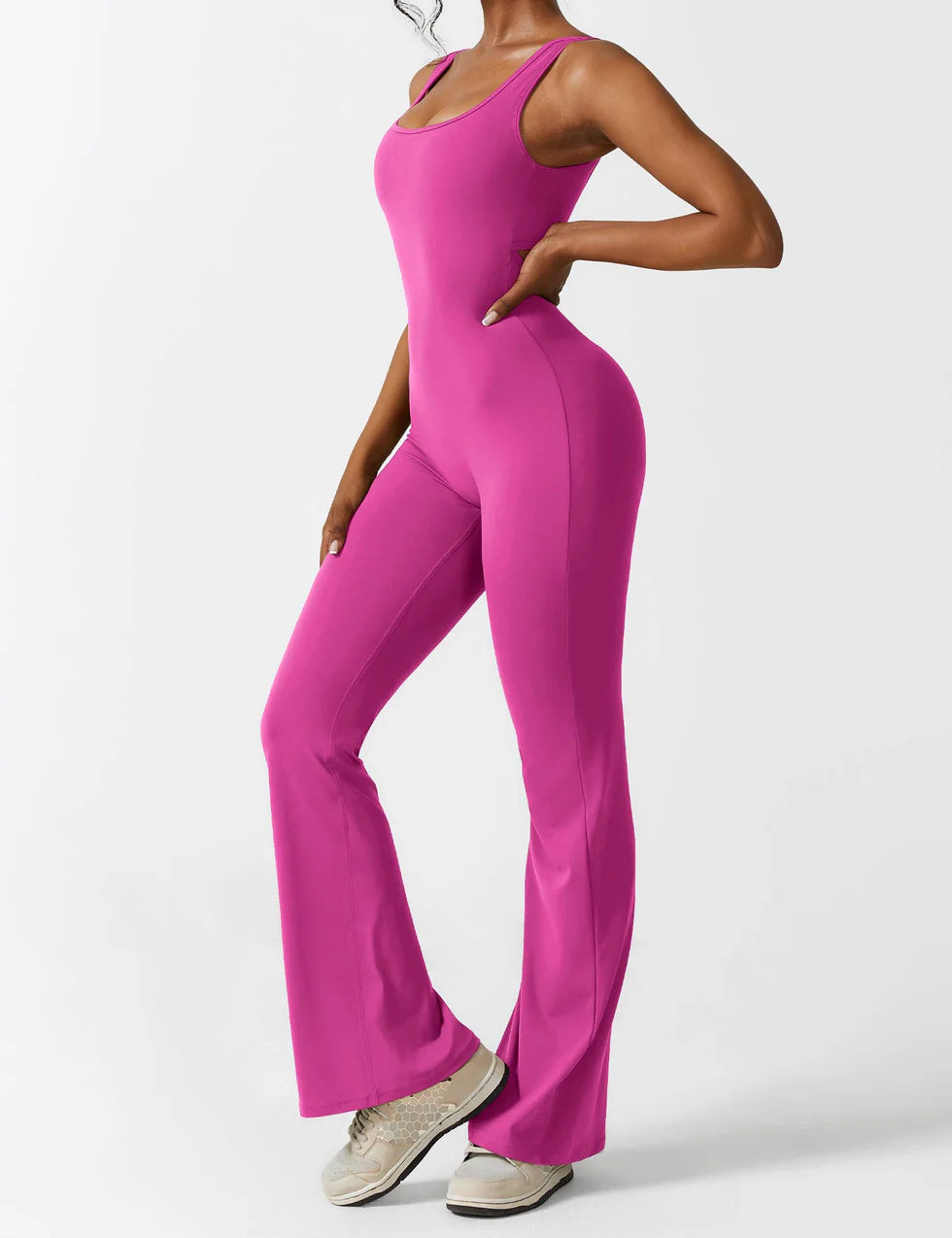 V-Back Jumpsuit